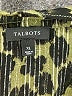 Talbots Animal Print Green Long Sleeve Blouse Size XL - photo 7