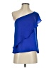 Central Park West 100% Polyester Blue Sleeveless Top Size S - photo 1
