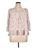 Fever 100% Rayon Pink 3/4 Sleeve Blouse Size XL - photo 1