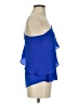 Central Park West 100% Polyester Blue Sleeveless Top Size S - photo 4