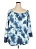 Torrid Tie-dye Blue Pullover Sweater Size 2X Plus (2) - photo 1