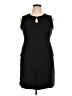 Lands' End Solid Black Casual Dress Size 16 (petite) - photo 1