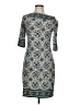 Max Studio Paisley Teal Cocktail Dress Size L - photo 1