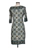 Max Studio Paisley Teal Cocktail Dress Size L - photo 2