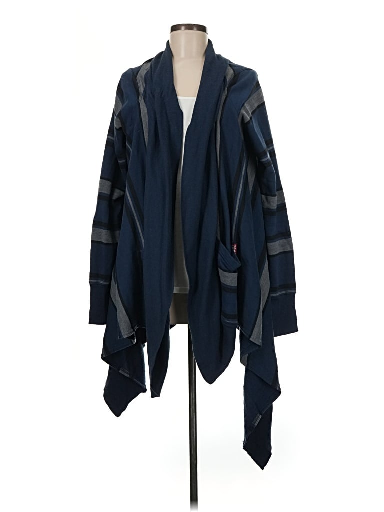 Pre-owned Hard Tail Poncho In Blue