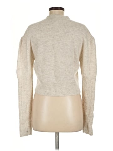 Madewell Alpaca-Blend Mockneck Puff Sleeve Sweater (view 2)