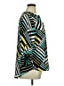 Cato 100% Polyester Color Block Teal 3/4 Sleeve Blouse Size XL - photo 4