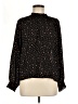 Madewell Floral Black Smocked-Neck Ruffle Top in Stem Scatter Size M - photo 1