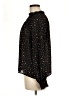Madewell Floral Black Smocked-Neck Ruffle Top in Stem Scatter Size M - photo 5