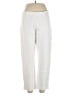 Joan Vass Solid White Ivory Casual Pants Size 10 (2) - photo 1