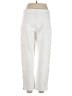 Joan Vass Solid White Ivory Casual Pants Size 10 (2) - photo 2