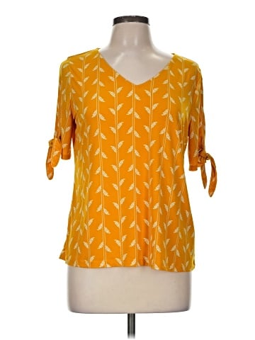 Liz Claiborne Short Sleeve Blouse (view 1)