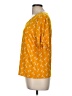 Liz Claiborne Yellow Short Sleeve Blouse Size M - photo 5