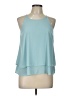 Pink Rose 100% Polyester Teal Tank Top Size L - photo 1
