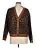 MNG Animal Print Brown Cardigan Size M - photo 1
