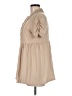 August Silk Tan Short Sleeve Blouse Size M - photo 5