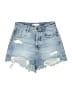Zara Blue Denim Shorts Size 6 - photo 1