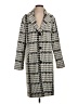Vince Camuto Houndstooth Gray Coat Size S - photo 1