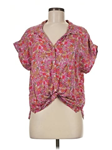Lucky Brand Short Sleeve Blouse (view 1)