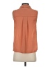 CATHERINE Catherine Malandrino 100% Polyester Orange Sleeveless Blouse Size XS - photo 2