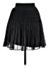 Free People 100% Polyester Solid Black Formal Skirt Size XS - photo 2