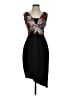 Harlyn Graphic Black Cocktail Dress Size S - photo 1