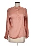 J.Crew 100% Polyester Pink Long Sleeve Blouse Size M - photo 1