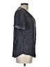 Old Navy Gray Short Sleeve Blouse Size L - photo 4