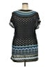 Peruvian Connection 100% Cotton Blue Poncho Size 18 - photo 2