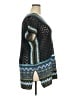 Peruvian Connection 100% Cotton Blue Poncho Size 18 - photo 4