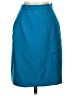 Oscar De La Renta 100% Wool Solid Teal Wool Skirt Size 4 - photo 1