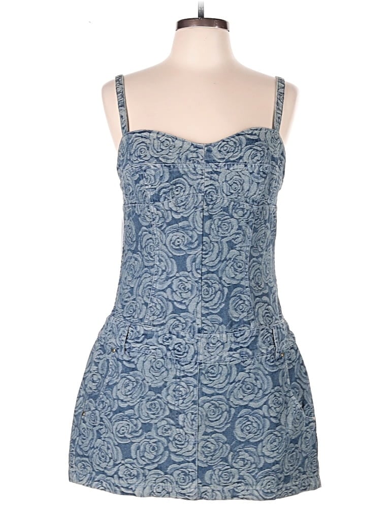 Pre-owned Amanda Uprichard Romper In Blue