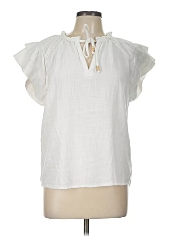 Wit & Wisdom Short Sleeve Blouse (view 1)