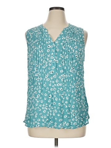Market and Spruce Sleeveless Blouse (view 1)