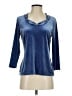 Covington Blue 3/4 Sleeve Top Size S - photo 1