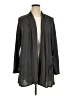 LOGO by Lori Goldstein Gray Cardigan Size XL - photo 1