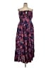 Torrid Paisley Blue Casual Dress Size 2X Plus (2) - photo 1