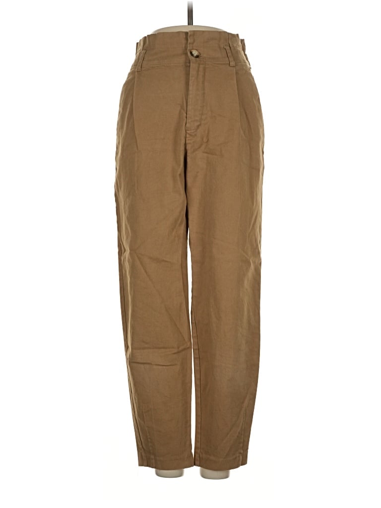 Pre-owned Zara Cargo Pants In Brown