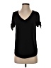 Green Envelope Black Short Sleeve Top Size S - photo 1