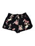 Maurices 100% Viscose Floral Black Shorts Size L - photo 2