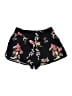 Maurices 100% Viscose Floral Black Shorts Size L - photo 1