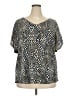 Apt. 9 100% Polyester Blue Short Sleeve T-Shirt Size 2X - photo 1
