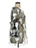 Alberto Makali 100% Polyester Silver 3/4 Sleeve Blouse Size XL - photo 4