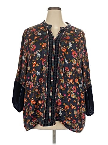Johnny Was 3/4 Sleeve Blouse (view 1)