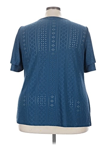 BLOOMCHIC Short Sleeve Blouse (view 2)