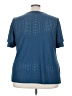 BLOOMCHIC Blue Short Sleeve Blouse Size 22 - 24 - photo 2