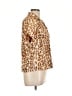 ROCHAS Animal Print Brown Short Sleeve Blouse Size 20 - photo 4