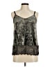 Mustard Seed Silver Sleeveless Top Size M - photo 1