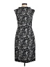Brooks Brothers Paisley Gray Cocktail Dress Size 6 - photo 1
