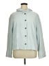 J.Jill 100% Cotton Solid Blue Raincoat Size XL - photo 1